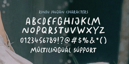 Rindu Hujan Font Poster 6