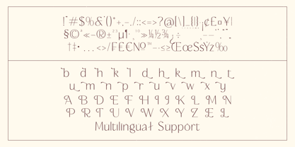 Rafbela Egitha Font Poster 14