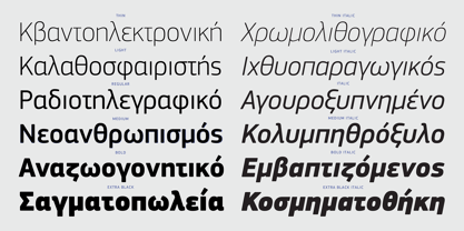 PF Square Sans Pro Font Poster 9