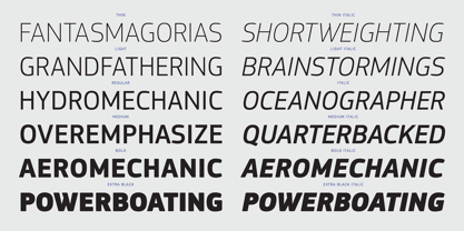 PF Square Sans Pro Font Poster 7