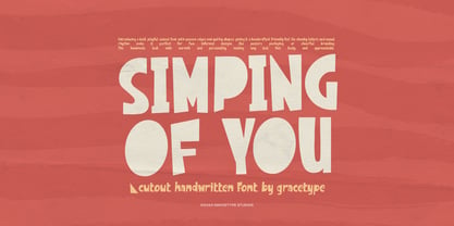 Simping of You Font Poster 1
