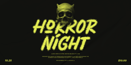 Waveprint Font Poster 3