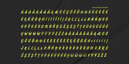 Waveprint Font Poster 8