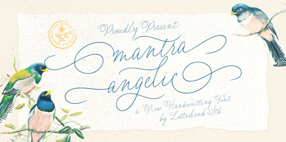 Mantra Angelic Font Poster 1