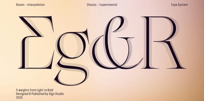 Rocen Font Poster 13