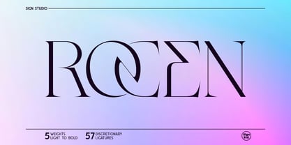 Rocen Font Poster 1