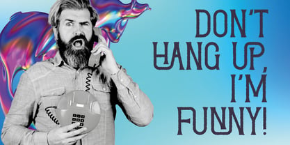 Transmitter Font Poster 4