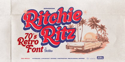 Ritchie Ritz Font Poster 1
