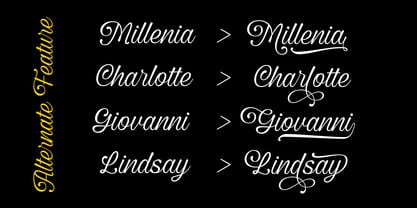 Vintage Millenia Font Poster 10