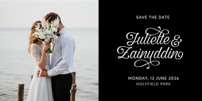 Vintage Millenia Font Poster 7