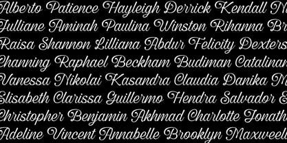 Vintage Millenia Font Poster 5