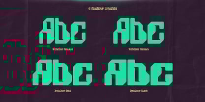 TechCore Font Poster 4