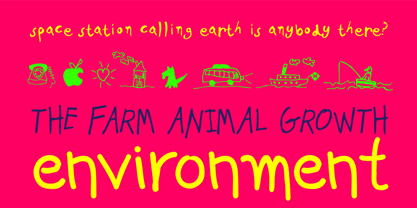 PF Kids Pro Font Poster 3