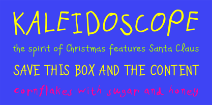 PF Kids Pro Font Poster 5