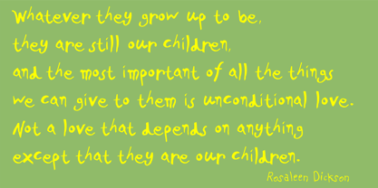 PF Kids Pro Font Poster 4