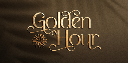 Sparkling Mellow Font Poster 4