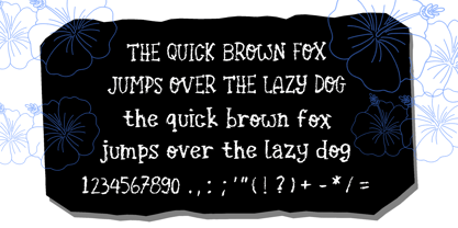 Quirky Crayon Font Poster 4