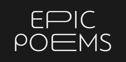 PF Bague Round Pro Font Poster 10