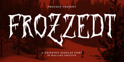MC Frozzedt Font Poster 1