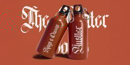 The White Knight Font Poster 3