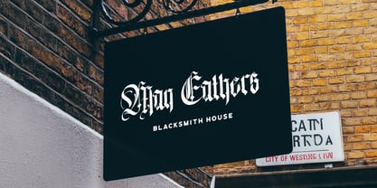 The White Knight Font Poster 4