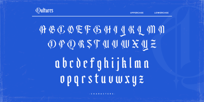 Qultures Font Poster 2