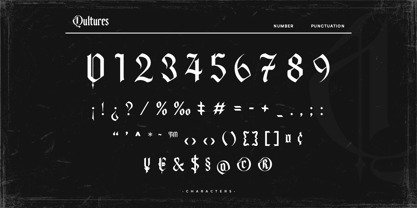 Qultures Font Poster 3