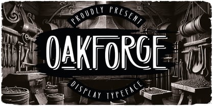 Oakforge Font Poster 1