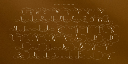 Carona Font Poster 5