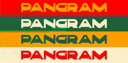 Gelico Font Poster 2