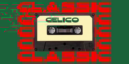 Gelico Font Poster 8