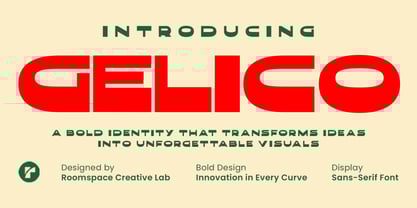 Gelico Font Poster 1
