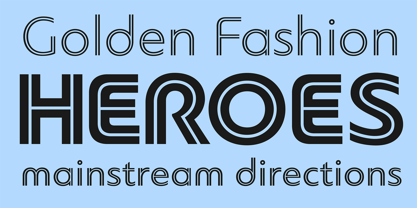 PF Bague Inline Pro Font Poster 6