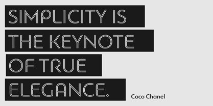 PF Bague Inline Pro Font Poster 5