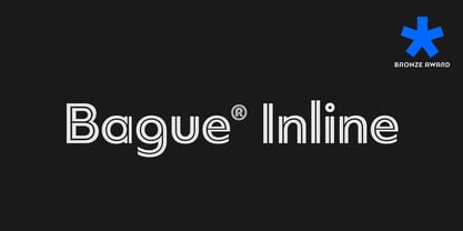 PF Bague Inline Pro Font Poster 3