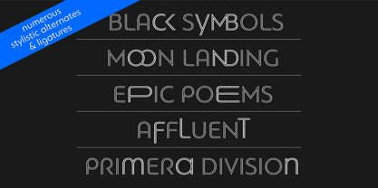 PF Bague Inline Pro Font Poster 7