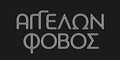 PF Bague Inline Pro Font Poster 13