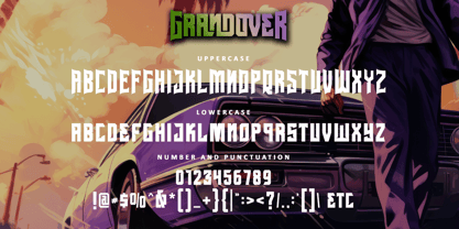 Grandover Font Poster 8