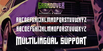 Grandover Font Poster 9