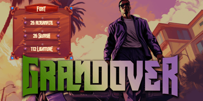 Grandover Font Poster 1