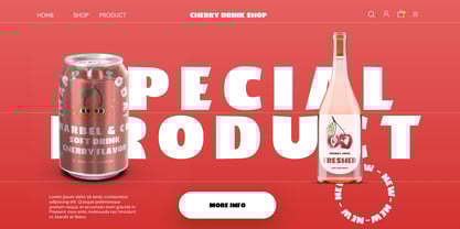 Cherry Bavarian Font Poster 6