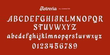 Astrevia Font Poster 13