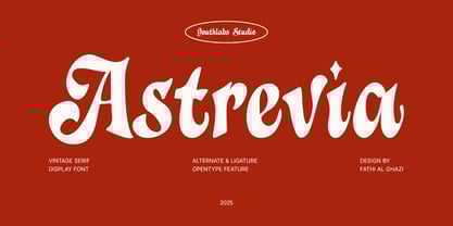 Astrevia Font Poster 1