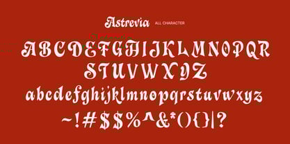 Astrevia Font Poster 14
