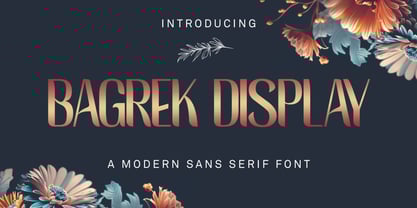 Bagrek Display Font Poster 1