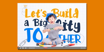 Kiddie Barra Font Poster 4