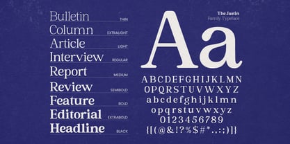 The Jastin Font Poster 9