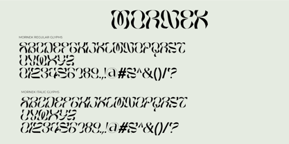 Mornek Font Poster 9