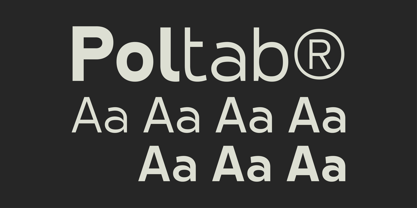Poltab Font Poster 10