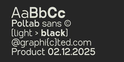 Poltab Font Poster 6